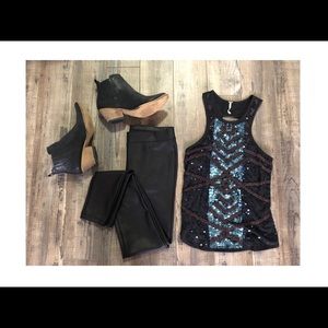 Free People Sequin Tank